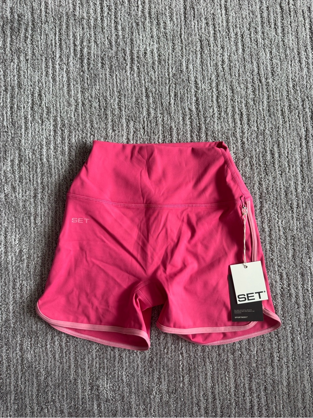 NWT Set Active Sportbody® Sporty Stripe Shorts